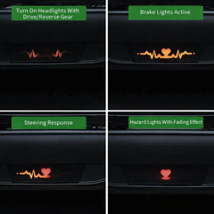 OZEV LED Pilot Light (Heartbeat Style) For Tesla Model Y Rear Tail DRL Light Signal Lamp Daytime
