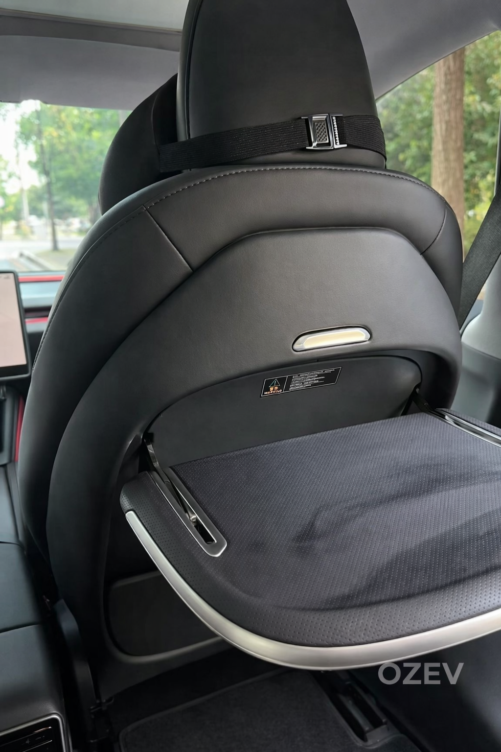 Rear Seat Folding Table for Tesla