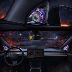 Model 3/Y 4D Rotating Horn LED Front Door Speaker