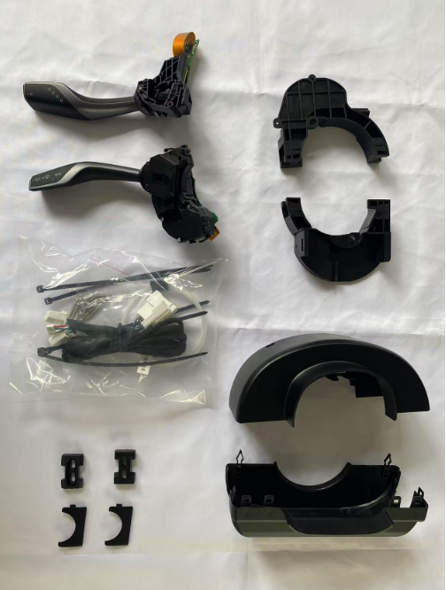Gear Shift Stalk Switch Turn Signal Lever Kit-Compatible with Tesla Model 3 Highland