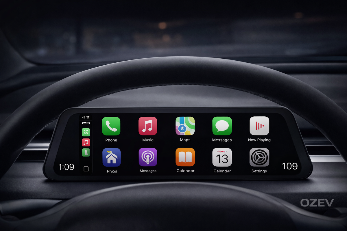 OZEV 9.6 Inch Instrument Cluster Dashboard Display for Model 3/Y