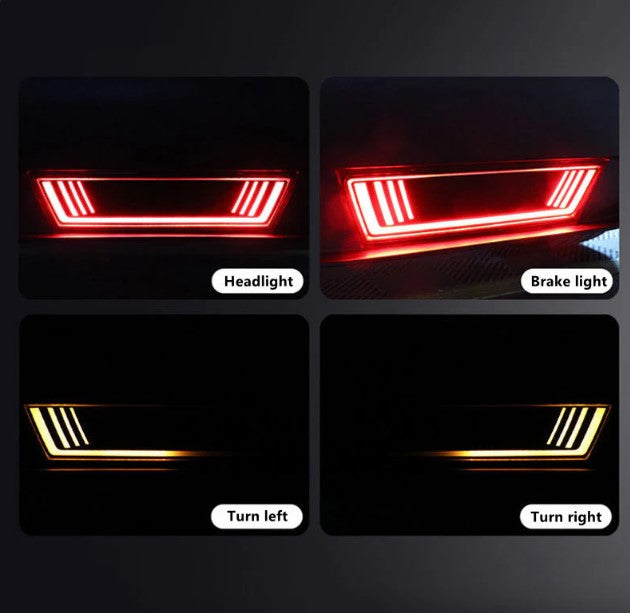OZEV LED Pilot Light (Zebra crossing) For Tesla Model Y Rear Tail DRL Light Signal Lamp Daytime